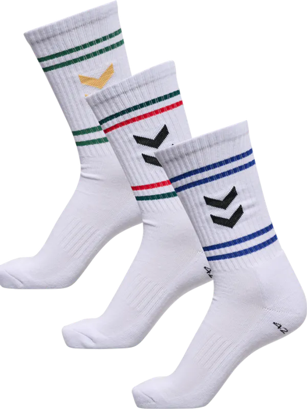 HML3-PACK SOCKS CHEVRON HIGH RETRO