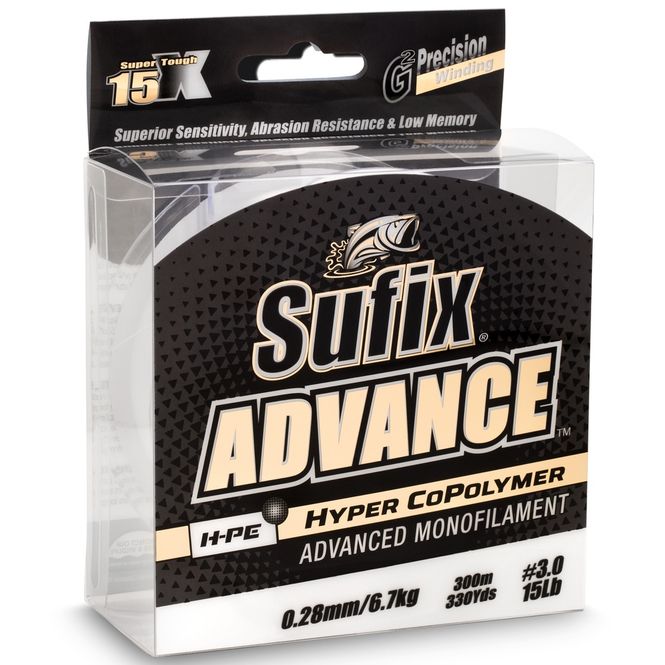 Hovedbilde Sufix ADVANCE CLEAR 300M 0,25MM 6,1KG 