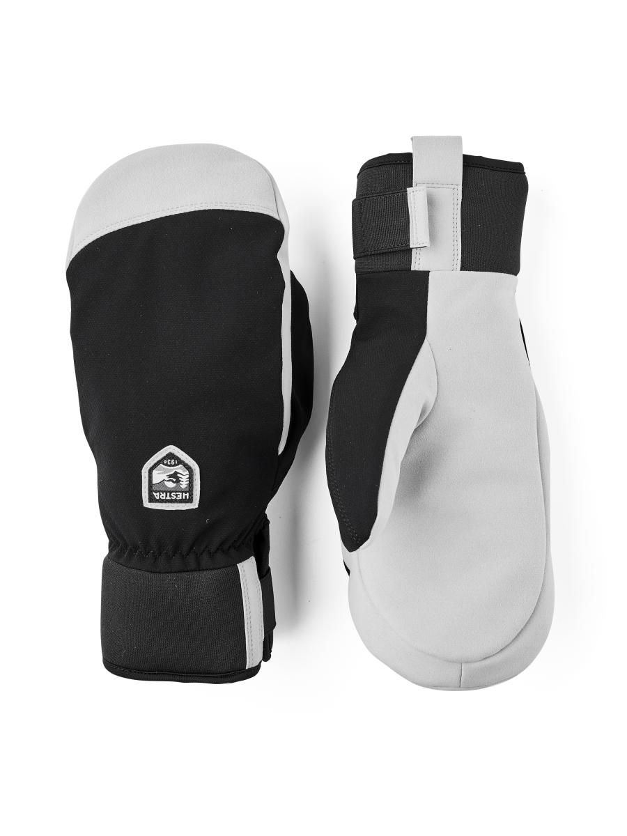 Hestra Wool Terry Windbreaker Mitt  Black