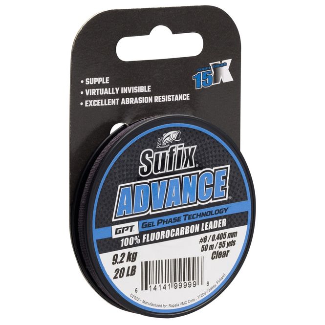 Hovedbilde Advance Fluorocarbon Clear 50m 0,165mm 1,9kg